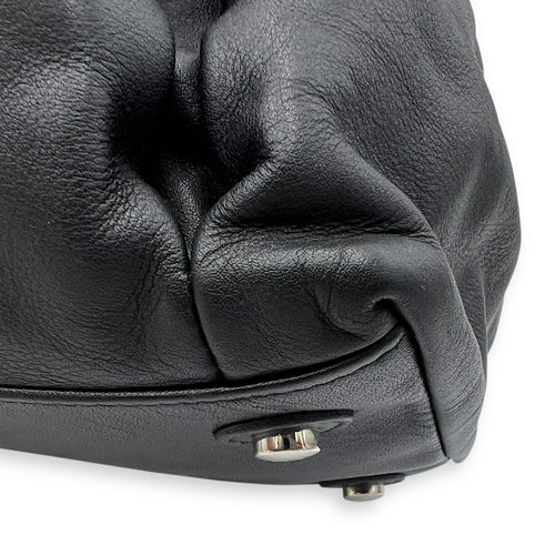 Christian Dior Le Trente Black Shoulder Bag in Calfskin, Silver hardware_11