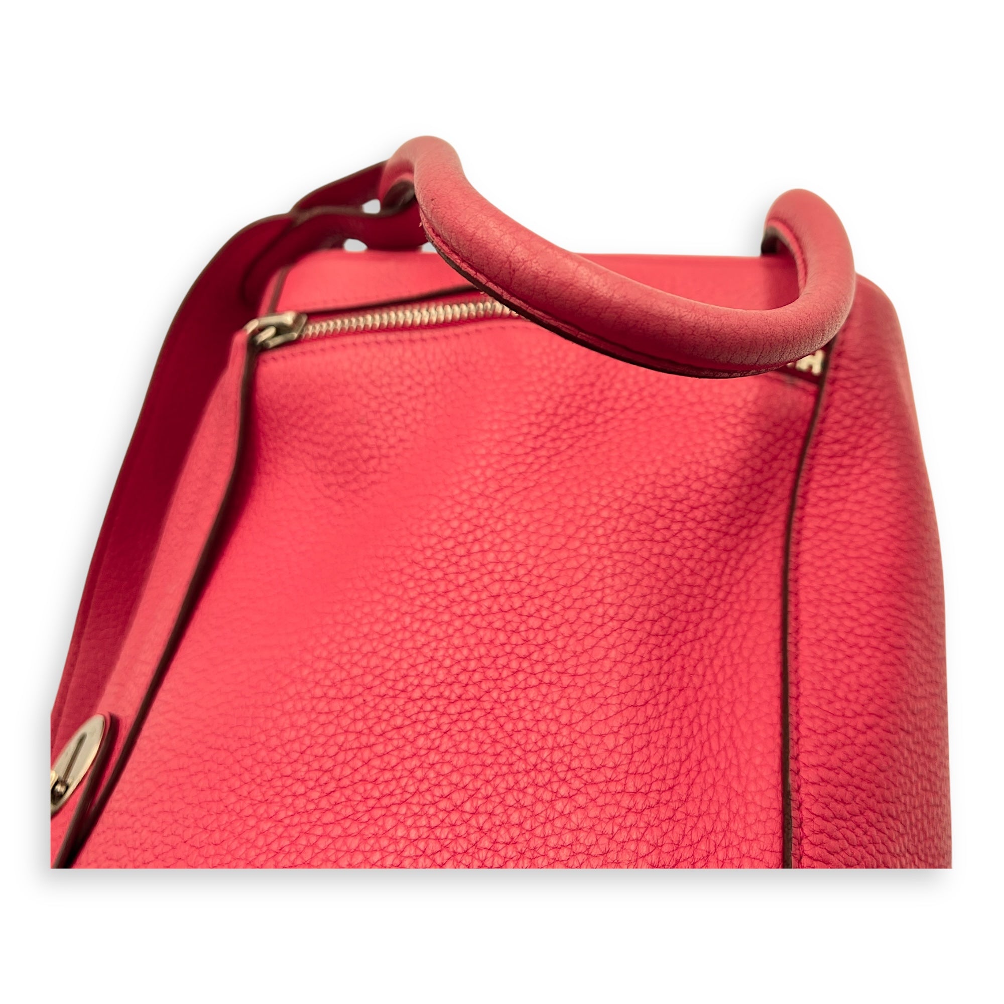 Hermès Lindy Pink in Clemence, Palladium hardware_10