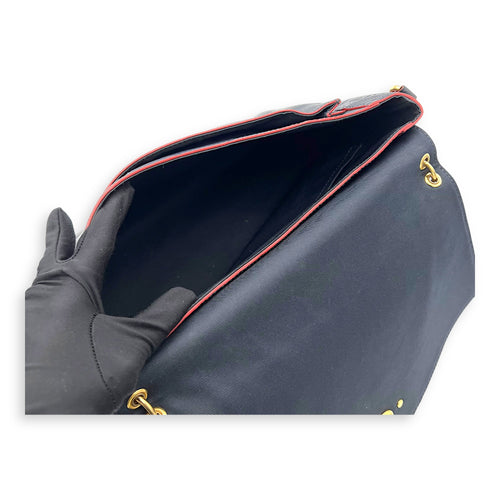 Louis Vuitton Blanche Shoulder Bag Blue in Empreinte Leather, Gold hardware_11