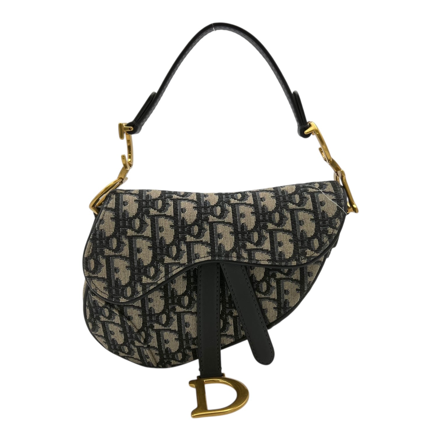 Christian Dior Saddle Mini with Strap Shoulder Bag in Jacquard, Gold hardware_1