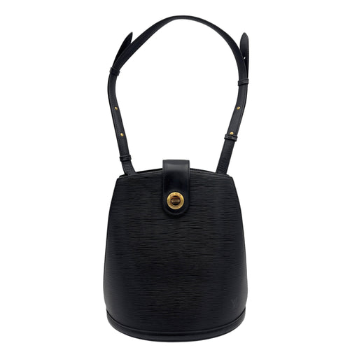Louis Vuitton Cluny Vintage Shoulder Bag in Epi Leather, Gold hardware_9