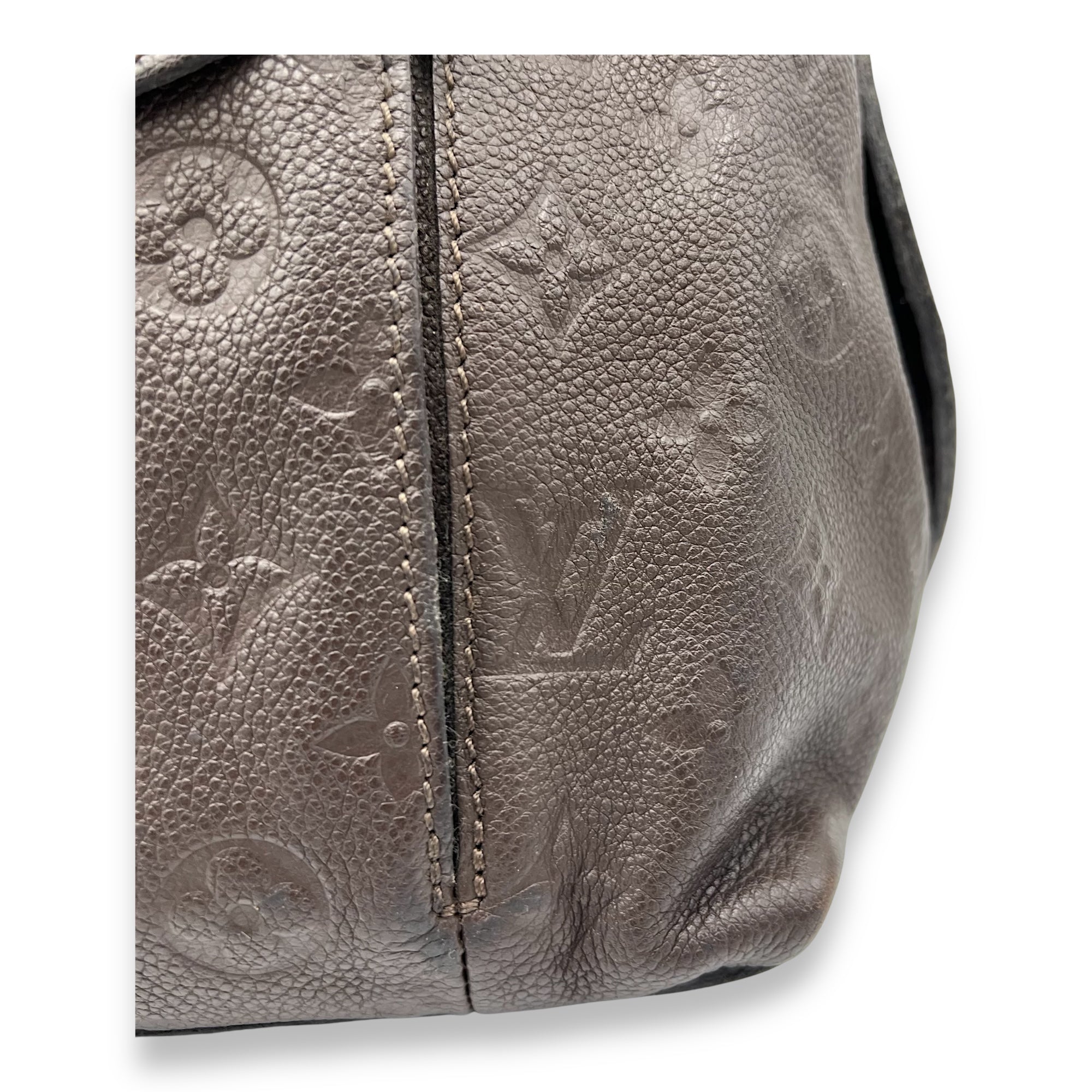 Louis Vuitton Metis Shoulder Bag Hobo Brown in Empreinte Leather, Gold hardware_11