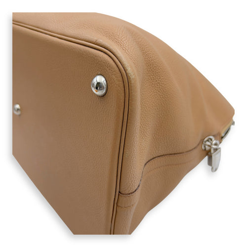Hermès Bolide Beige in Clemence, Palladium hardware_9