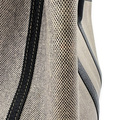 Hermès Garden Party 36 Beige Top Handle Bag in Buffle & Toile, Palladium hardware_11
