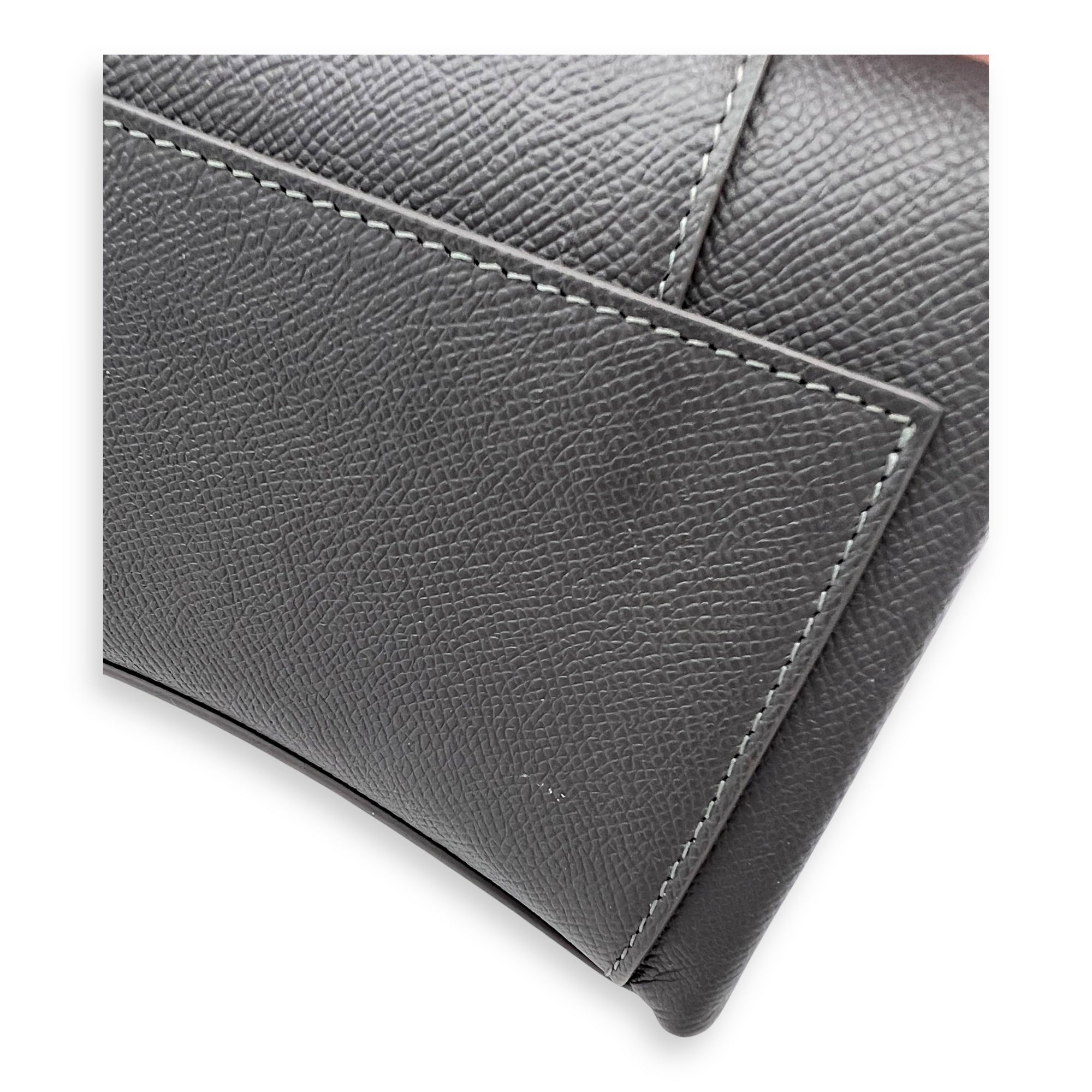 Balenciaga Downtown Crossbody Bag Grey in Calfskin, Silver hardware_1