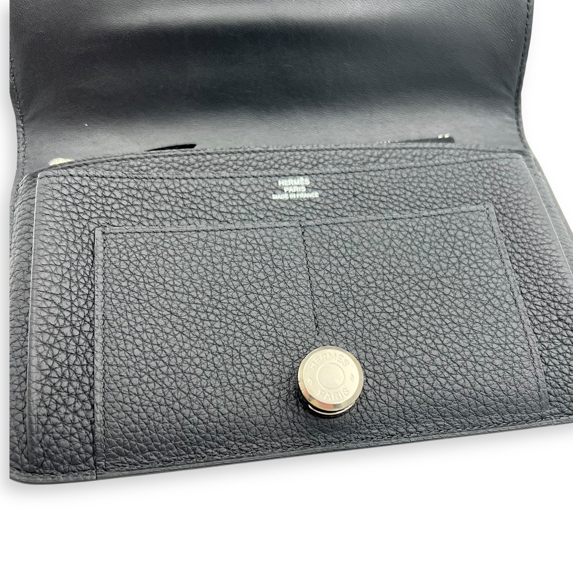 Hermès Dogon Duo Black in Clemence, Palladium hardware_10