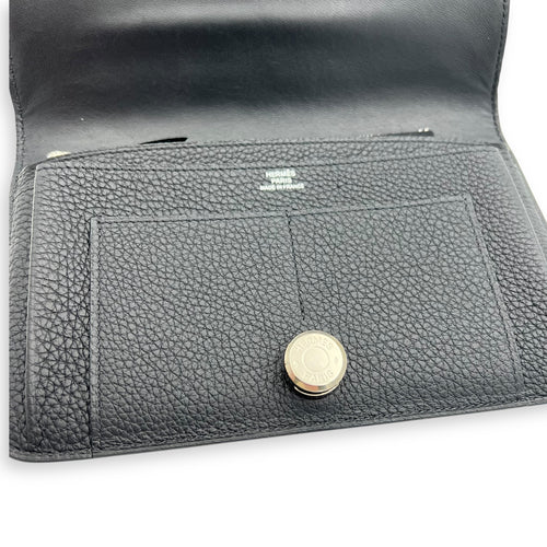 Hermès Dogon Duo Black in Clemence, Palladium hardware_10