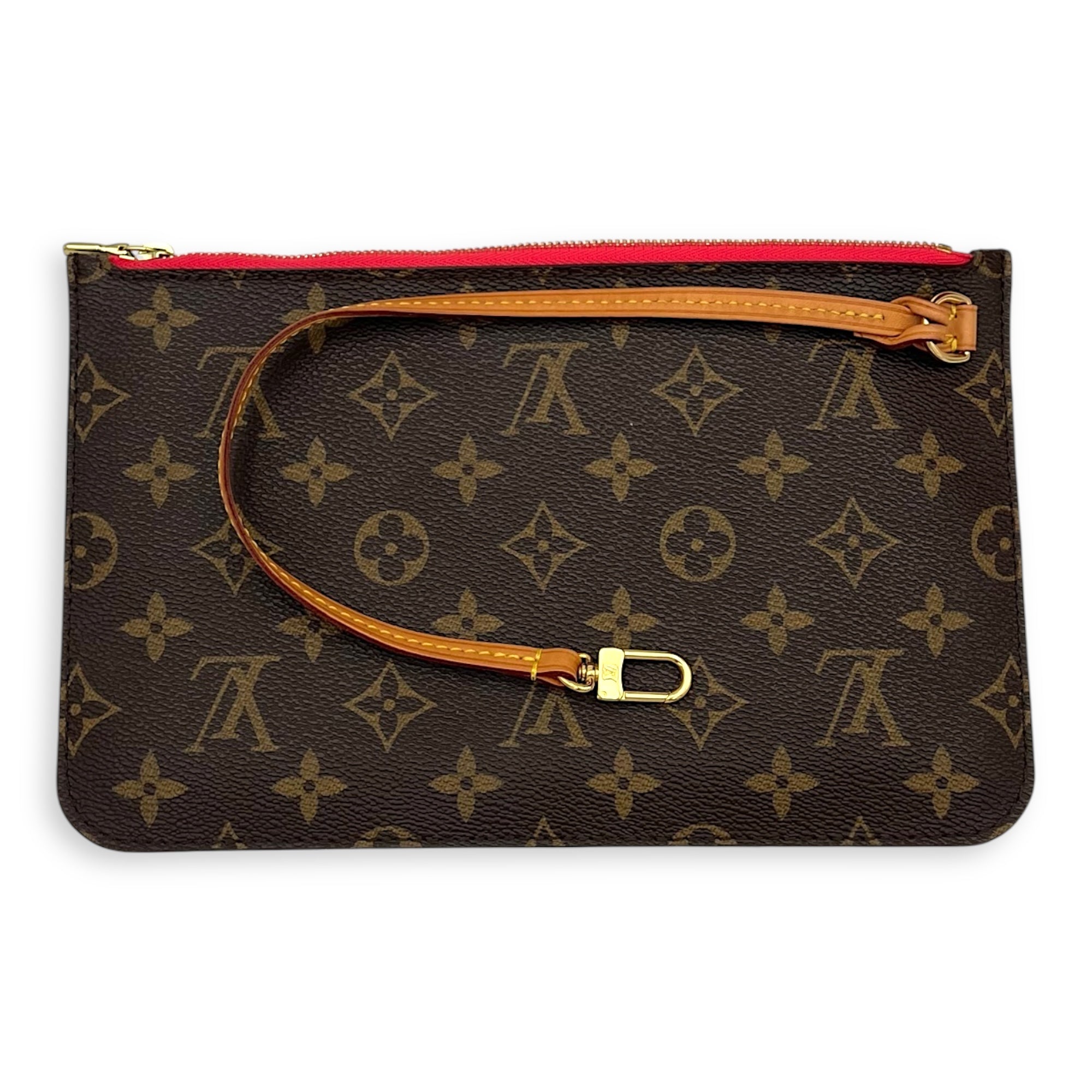 Louis Vuitton Neverfull MM Brown Tote Bag in Monogram Coated Canvas, Gold hardware_3