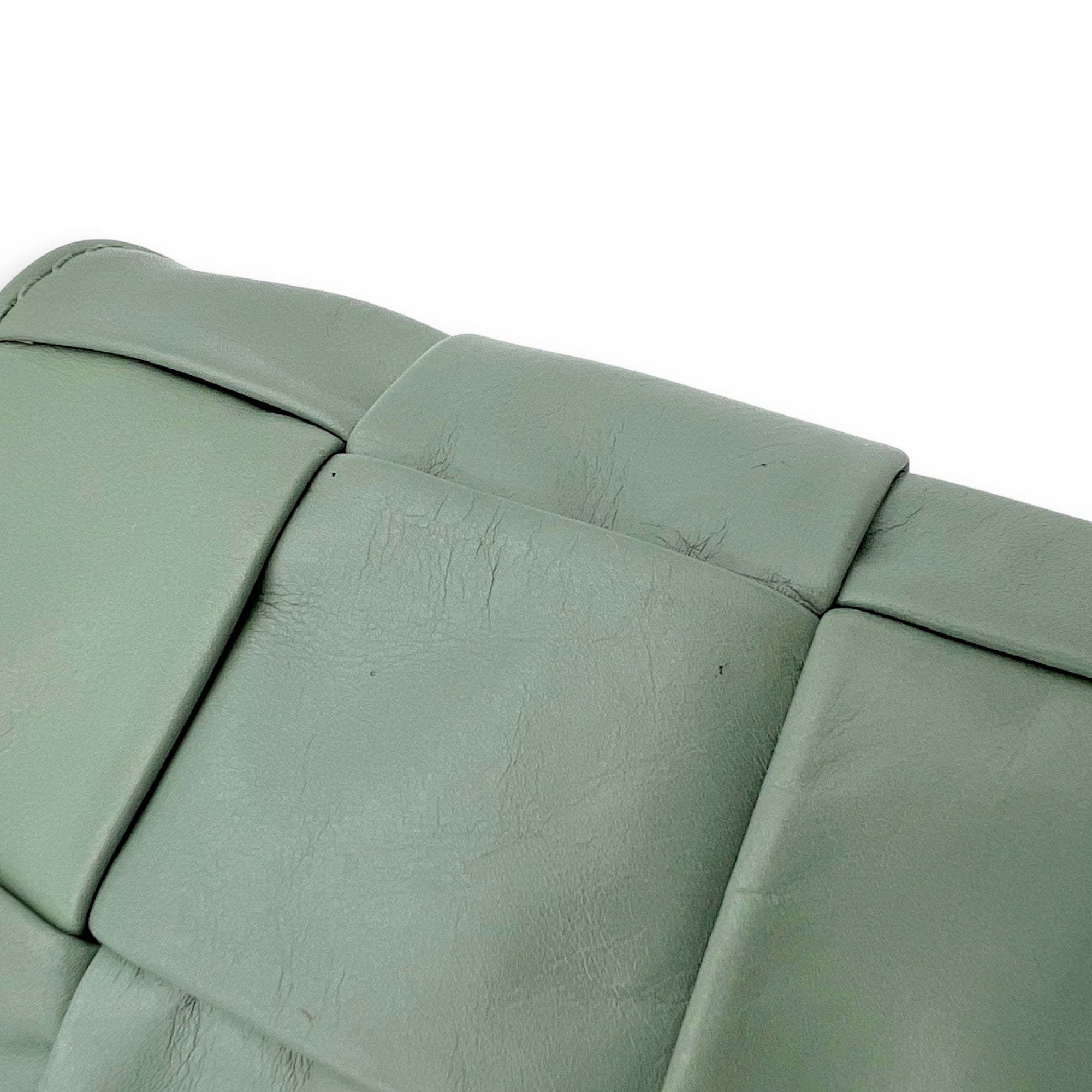 Bottega Veneta Cassette Crossbody Bag Green in Calfskin_11