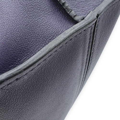 Loewe Flamenco Shoulder Bag Purple in Lambskin, Silver hardware_11