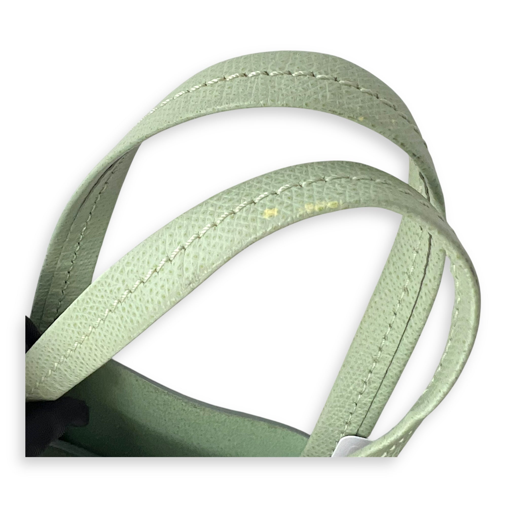 Celine 2 way bag Tote Bag Green in Calfskin, Gold hardware_11