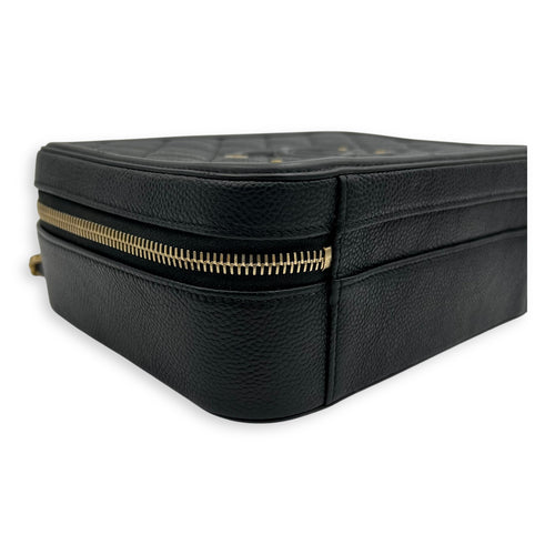 Chanel Filigree Top Handle Bag Medium Beige in Caviar Leather, Gold hardware_8