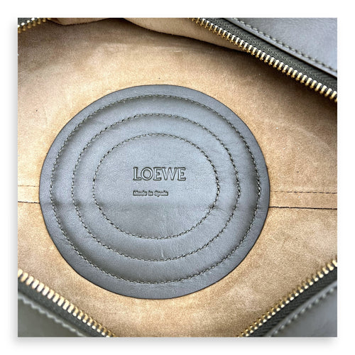 Loewe Paseo Top Handle Bag Green in Calfskin, Gold hardware_3