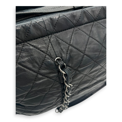 Others Tote Bag Silver in Lambskin, Silver hardware