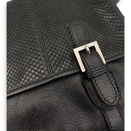 Others  Messenger Bag Black in Calfskin, Silver