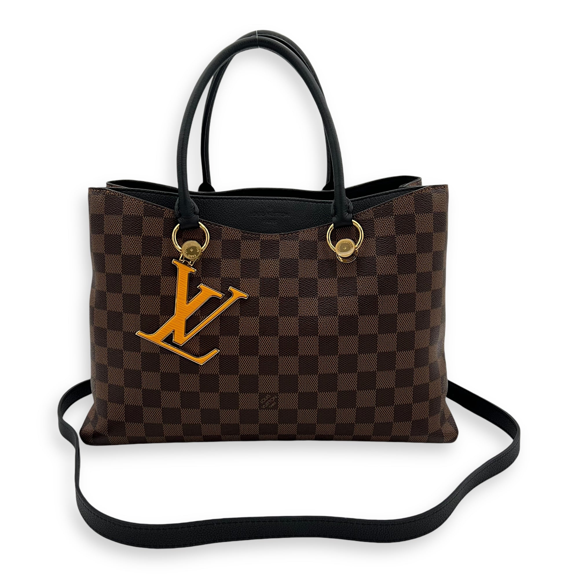 Louis Vuitton Others Top Handle Bag Brown in Coated Canvas, Gold hardware_13