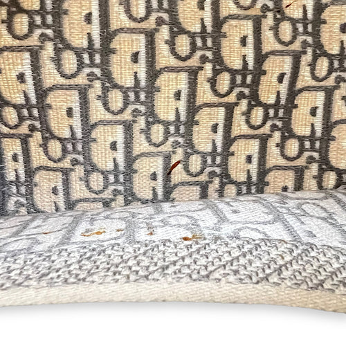 Christian Dior Book Tote Medium Grey Top Handle Bag in Jacquard_12