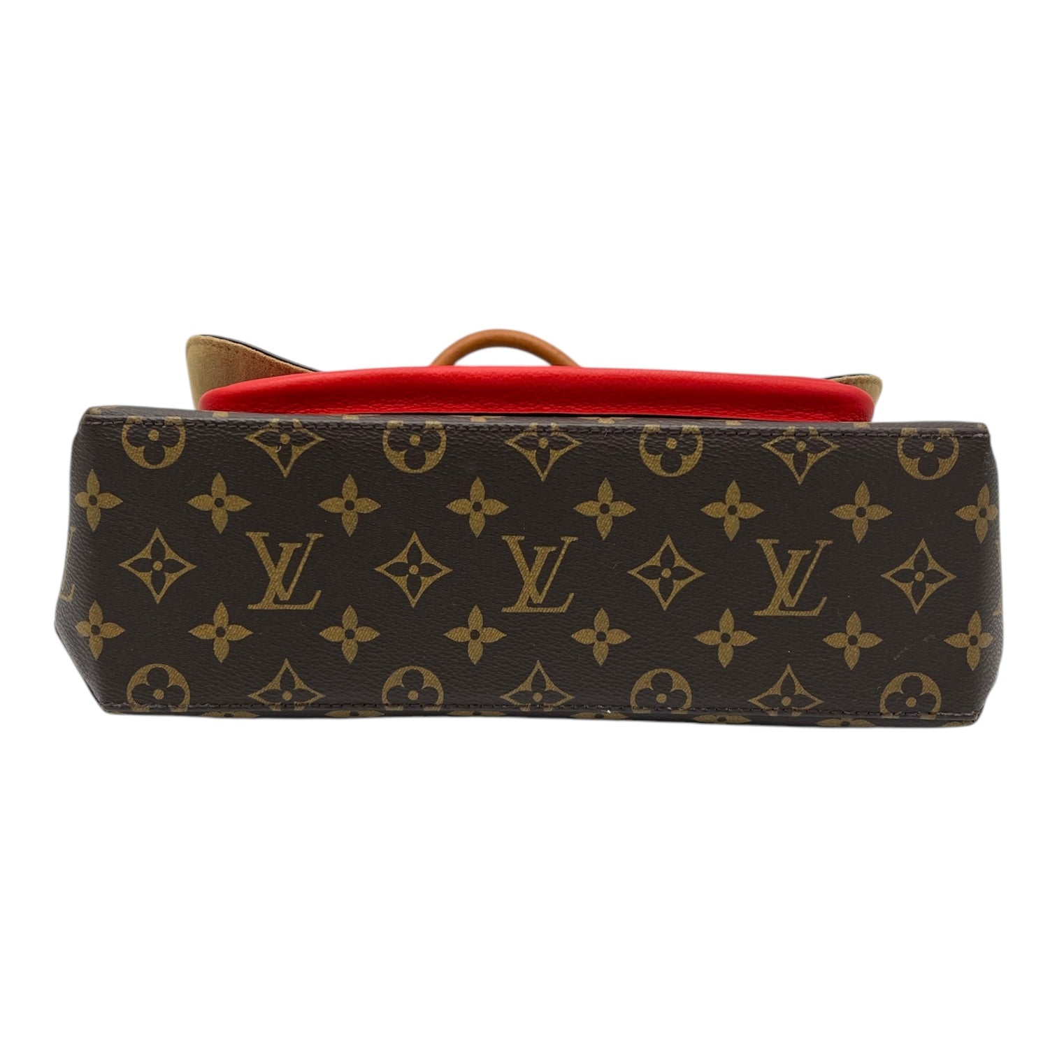 Louis Vuitton Marignan Top Handle Bag Brown in Monogram Coated Canvas, Gold hardware_5