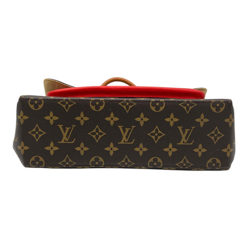 Louis Vuitton Marignan Top Handle Bag Brown in Monogram Coated Canvas, Gold hardware_5