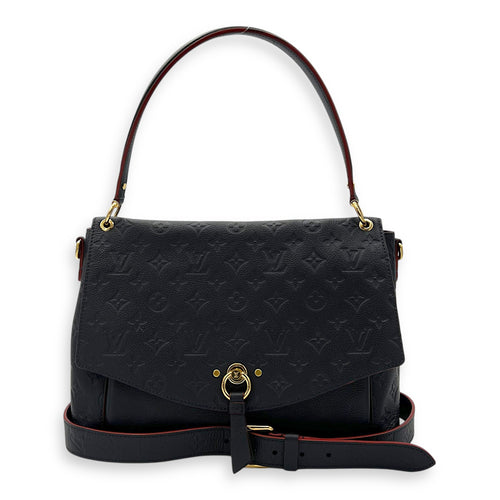 Louis Vuitton Blanche Shoulder Bag Blue in Empreinte Leather, Gold hardware_12
