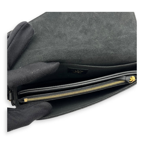 Louis Vuitton Felicie Wallet On Chain Black in Monogram Empreinte Leather, Gold hardware_6