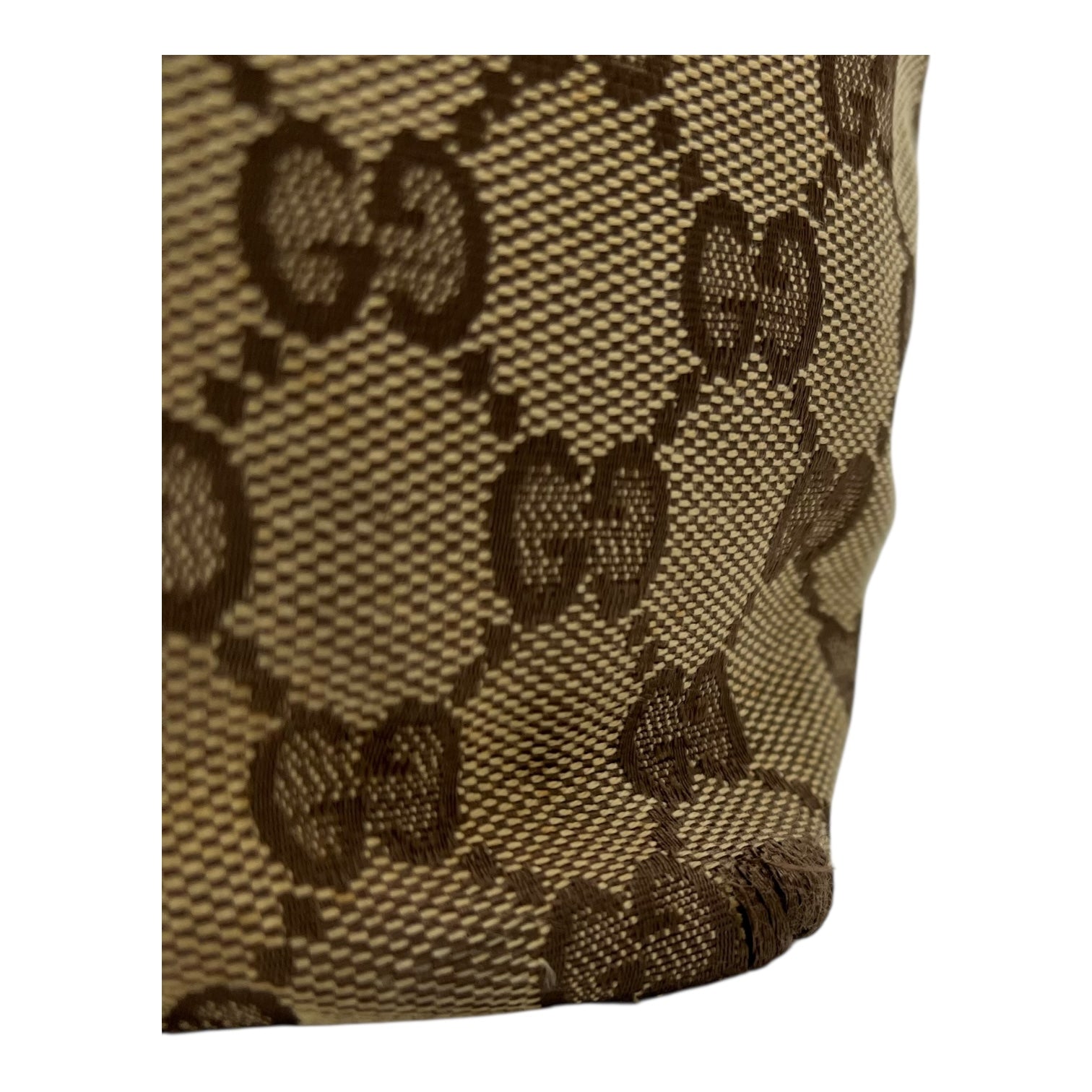 Gucci GG Brown Tote Bag in Canvas, Gold hardware_12