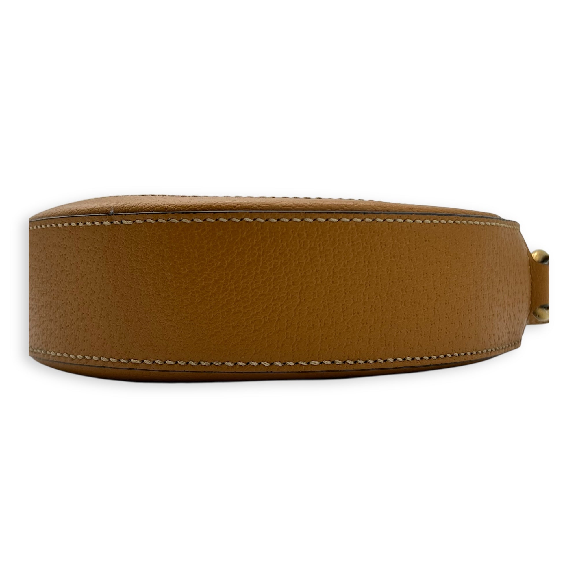 Gucci Round Interlocking x Disney Shoulder Bag Brown in Coated Canvas, Gold hardware_8