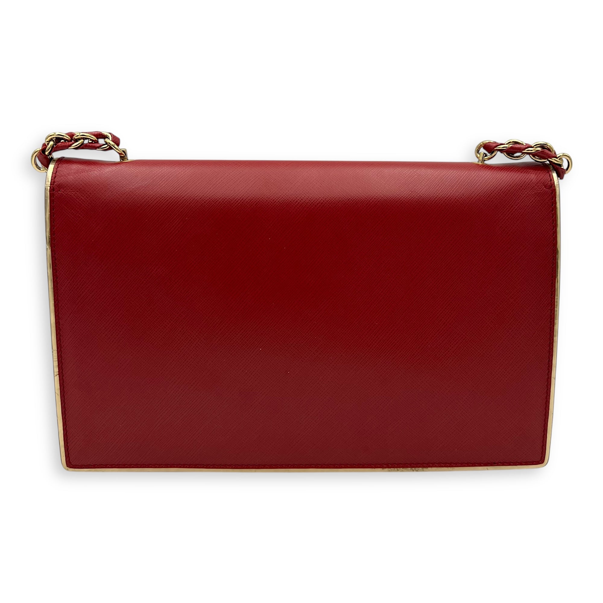 Salvatore Ferragamo Vara Bow Shoulder Bag Red in Calfskin, Gold hardware_2