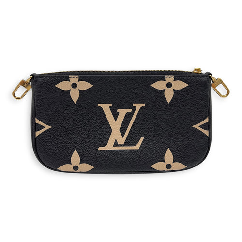 Louis Vuitton Multi-Pochette Accessoires Crossbody Bag Blue in Empreinte Leather, Gold hardware_12