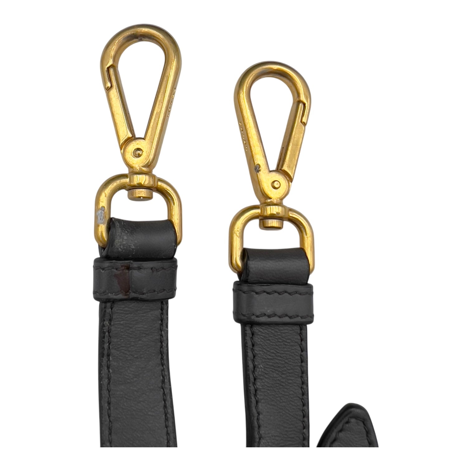 Prada Gaufre Top Handle Bag Green in Nylon, Gold hardware_12