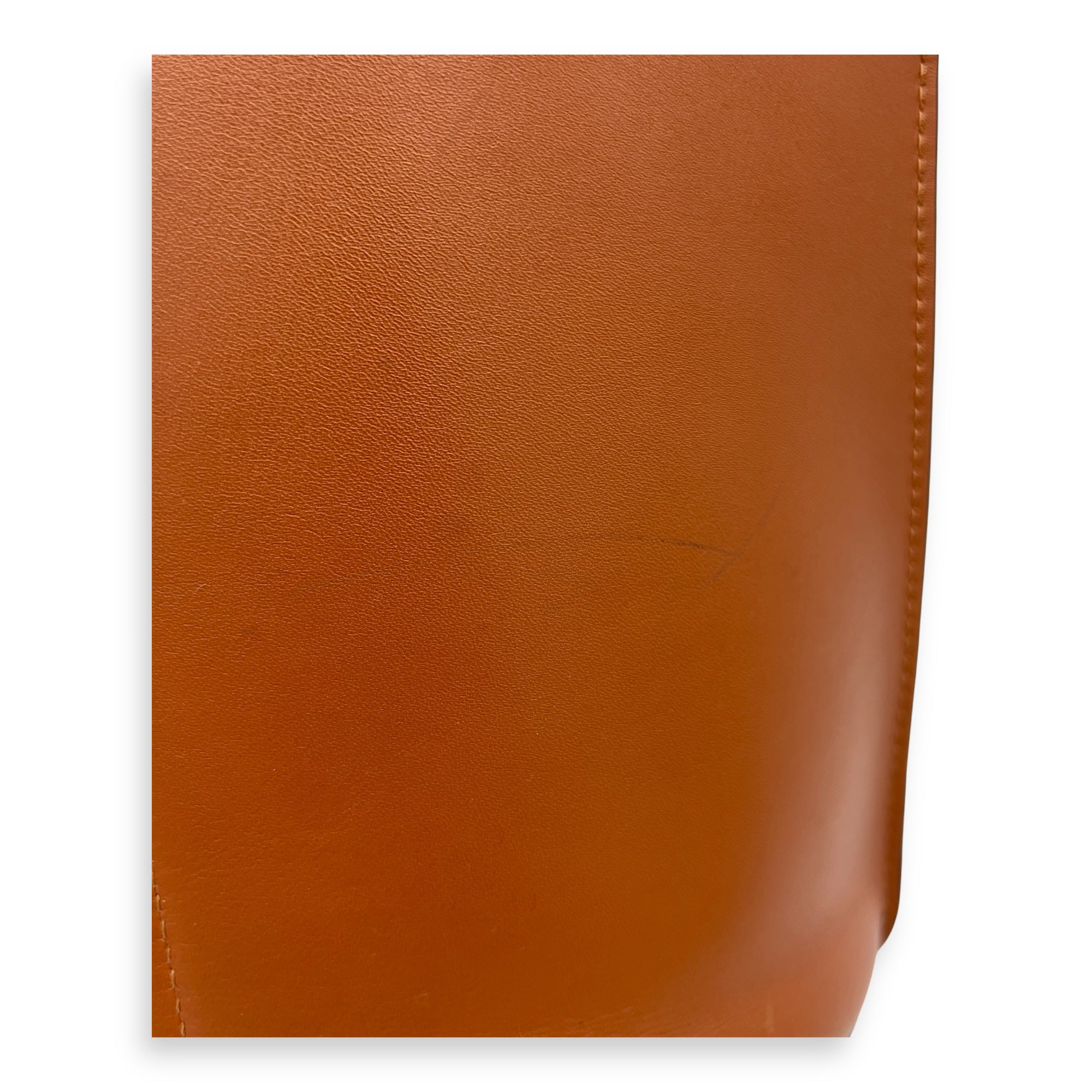 Loewe Anagram Shoulder Bag Brown in Calfskin, Gold hardware_14