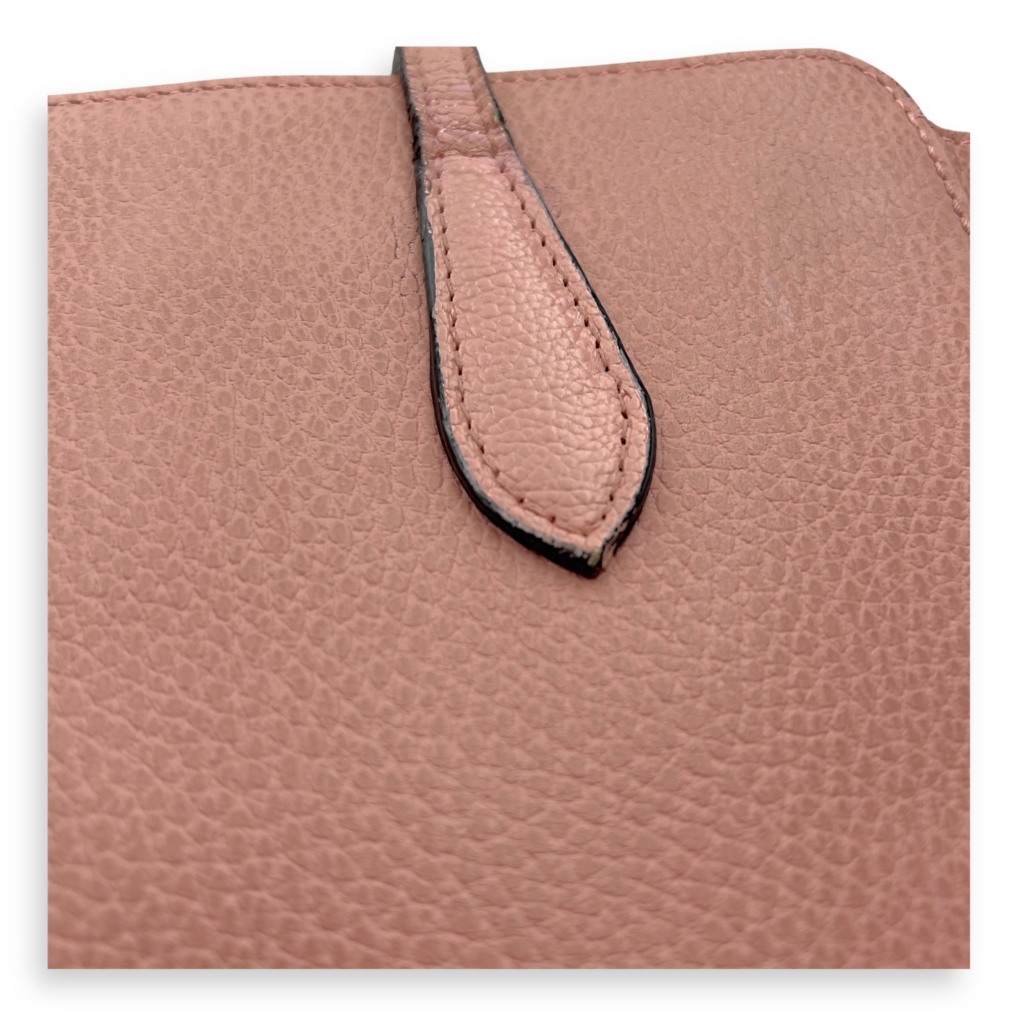 Gucci Swing Pink Shoulder Bag in Calfskin, Gold hardware_13