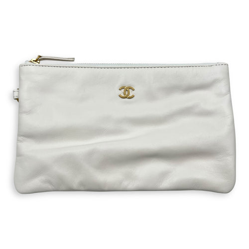 Chanel 22 Tote White Tote Bag in Calfskin, Mixed hardware_12