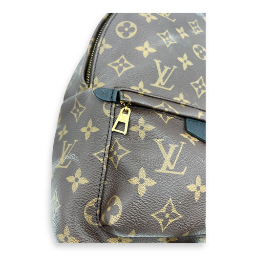 Louis Vuitton Palm Springs PM Brown Backpack in Monogram Coated Canvas, Gold hardware_4