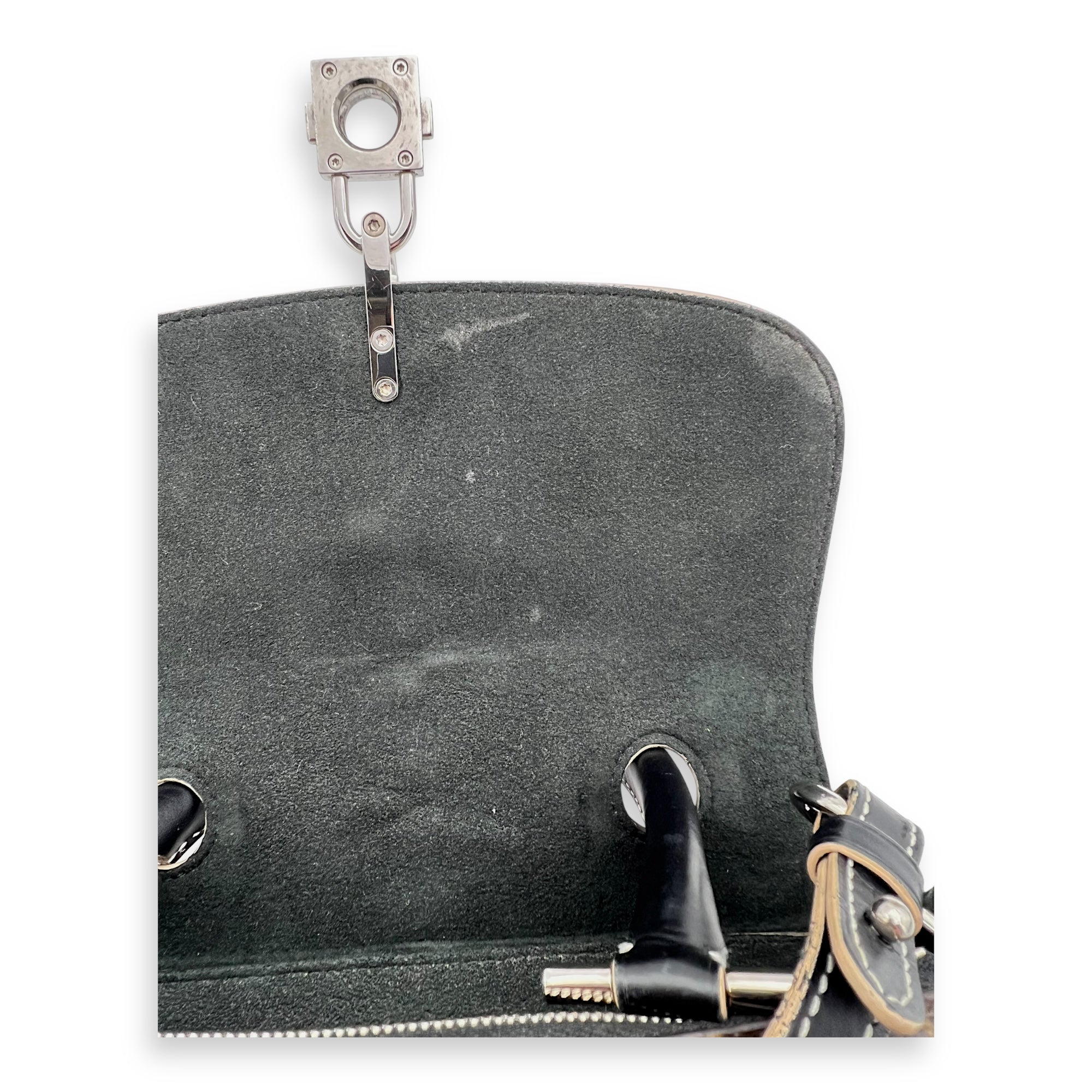 Louis Vuitton Chain It Top Handle Bag Brown in Monogram Coated Canvas, Silver hardware_2