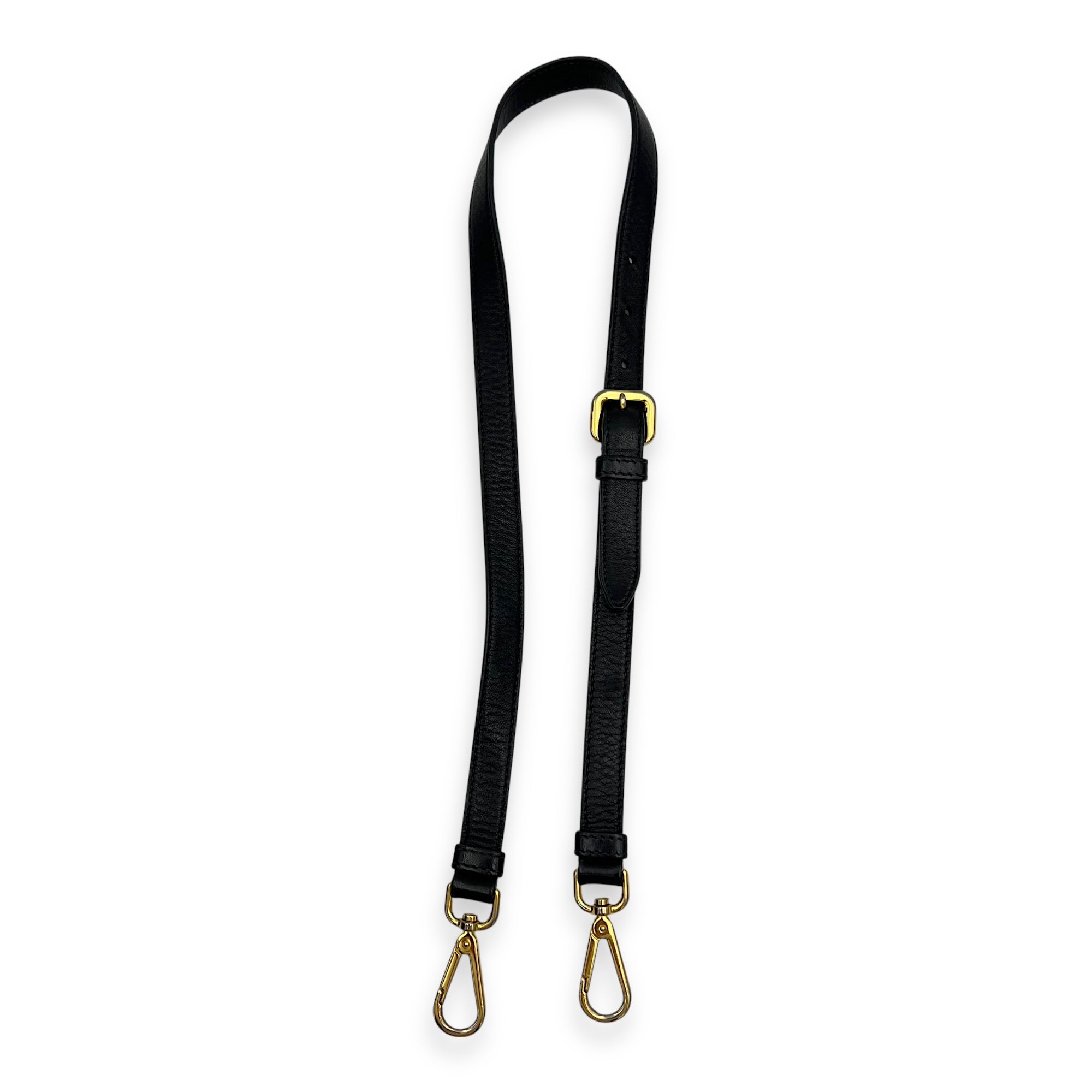 Prada Gaufre Top Handle Bag Black in Nylon, Gold hardware_12