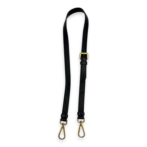 Prada Gaufre Top Handle Bag Black in Nylon, Gold hardware_12