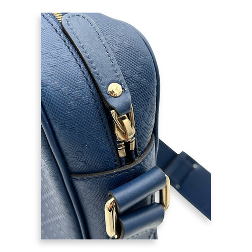 Gucci diamante Messenger Blue in Calfskin, Silver hardware_2