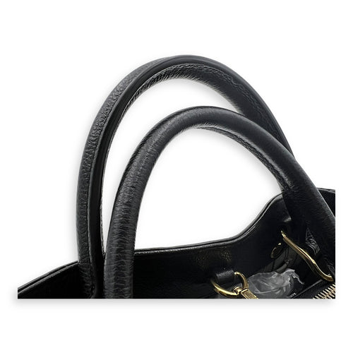 Louis Vuitton Montaigne Top Handle Bag BB Black in Empreinte Leather, Gold hardware_12