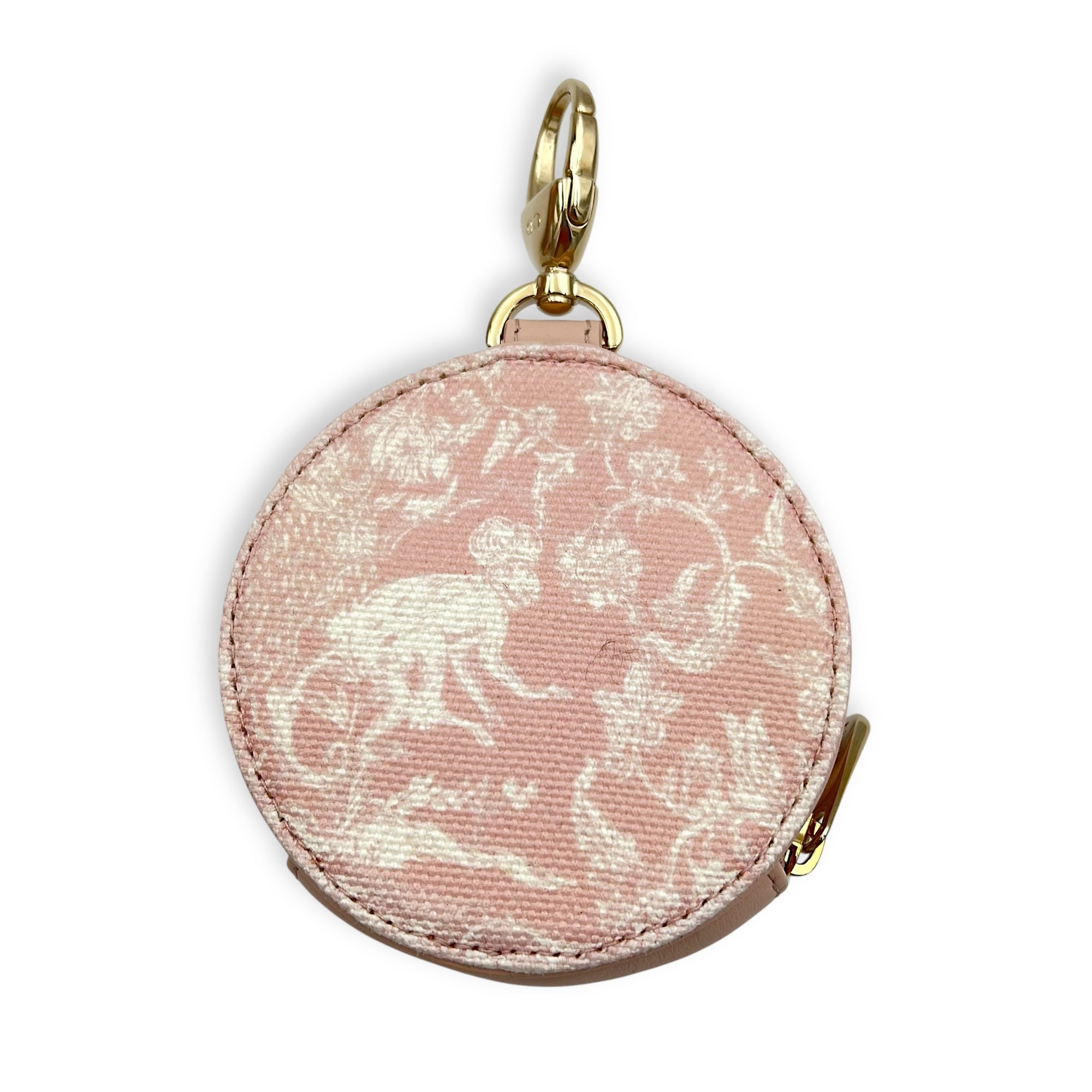Dior Multi-pouch Crossbody Bag Pink in Canvas, Light Gold hardware_12