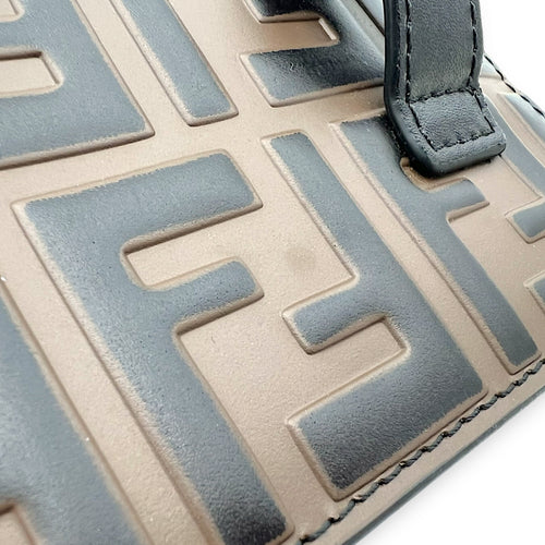 Fendi Zucca Wallet On Chain Multi-colour in Calfskin, Gold hardware_12