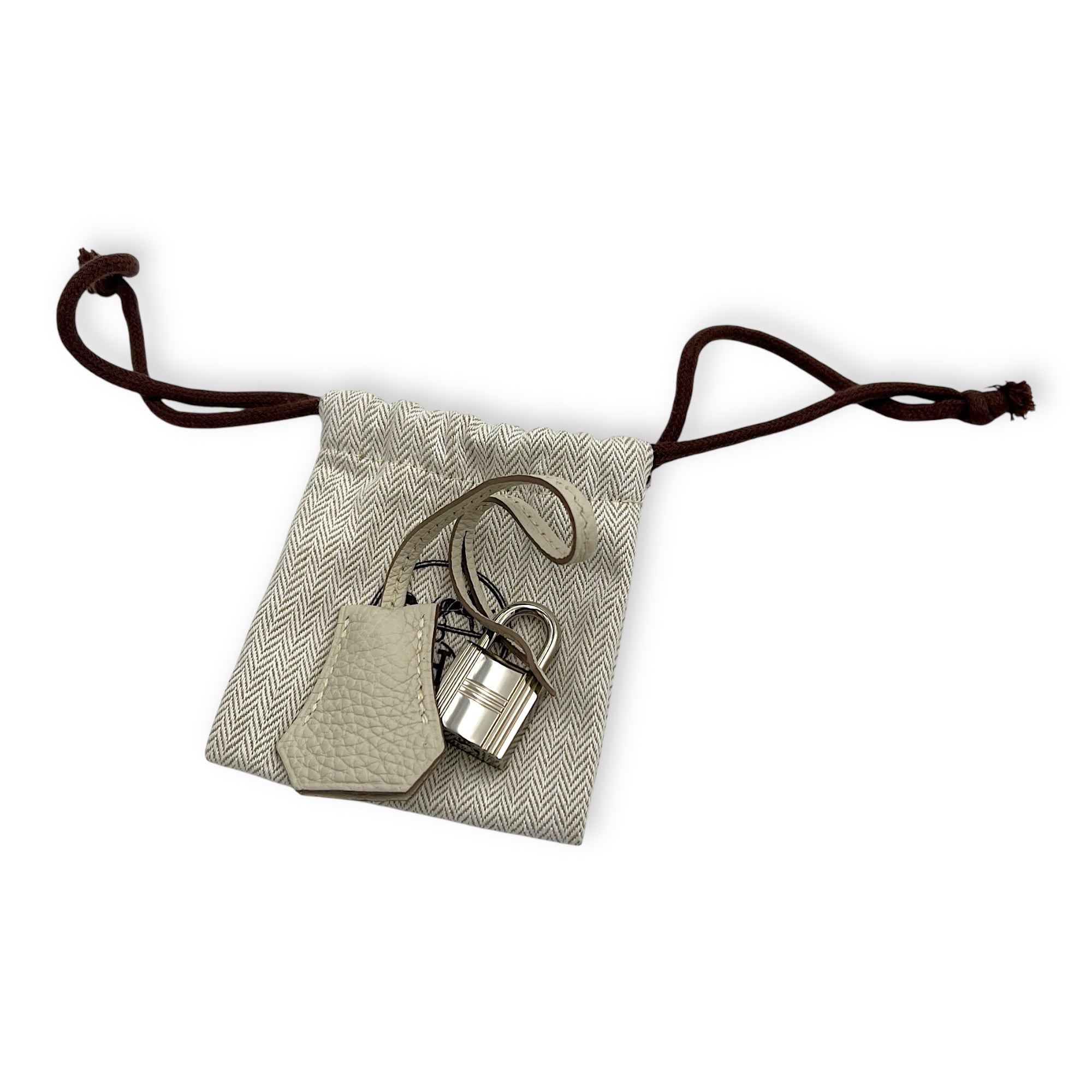 Hermès Kelly Craie/Black/Fauve/Rouge H in Togo, Palladium hardware_12