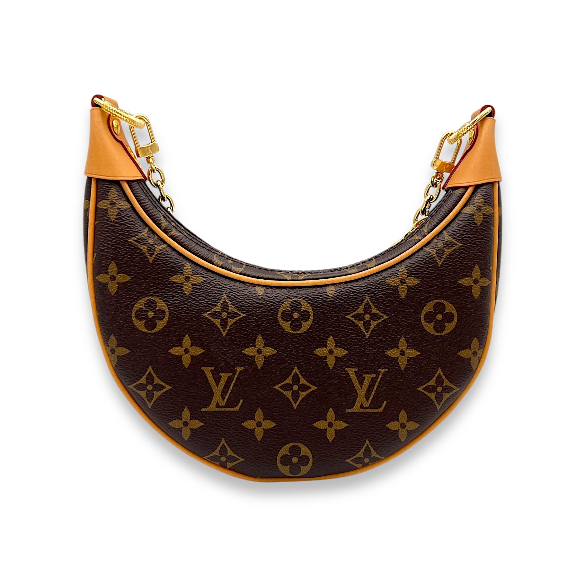 Loop Shoulder bag in Monogram coated canvas Gold Hardware