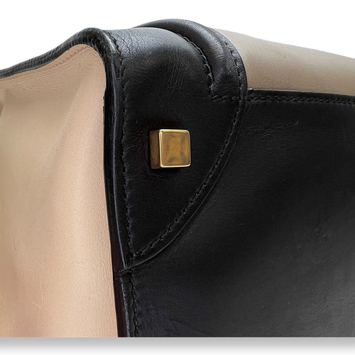 Luggage Mini Multi-colour Top Handle Bag in Calfskin, Gold hardware