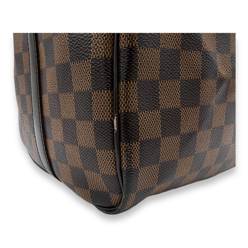 Speedy Bandouliere 30 Damier Ebene Top Handle Bag in Coated Canvas, Gold hardware