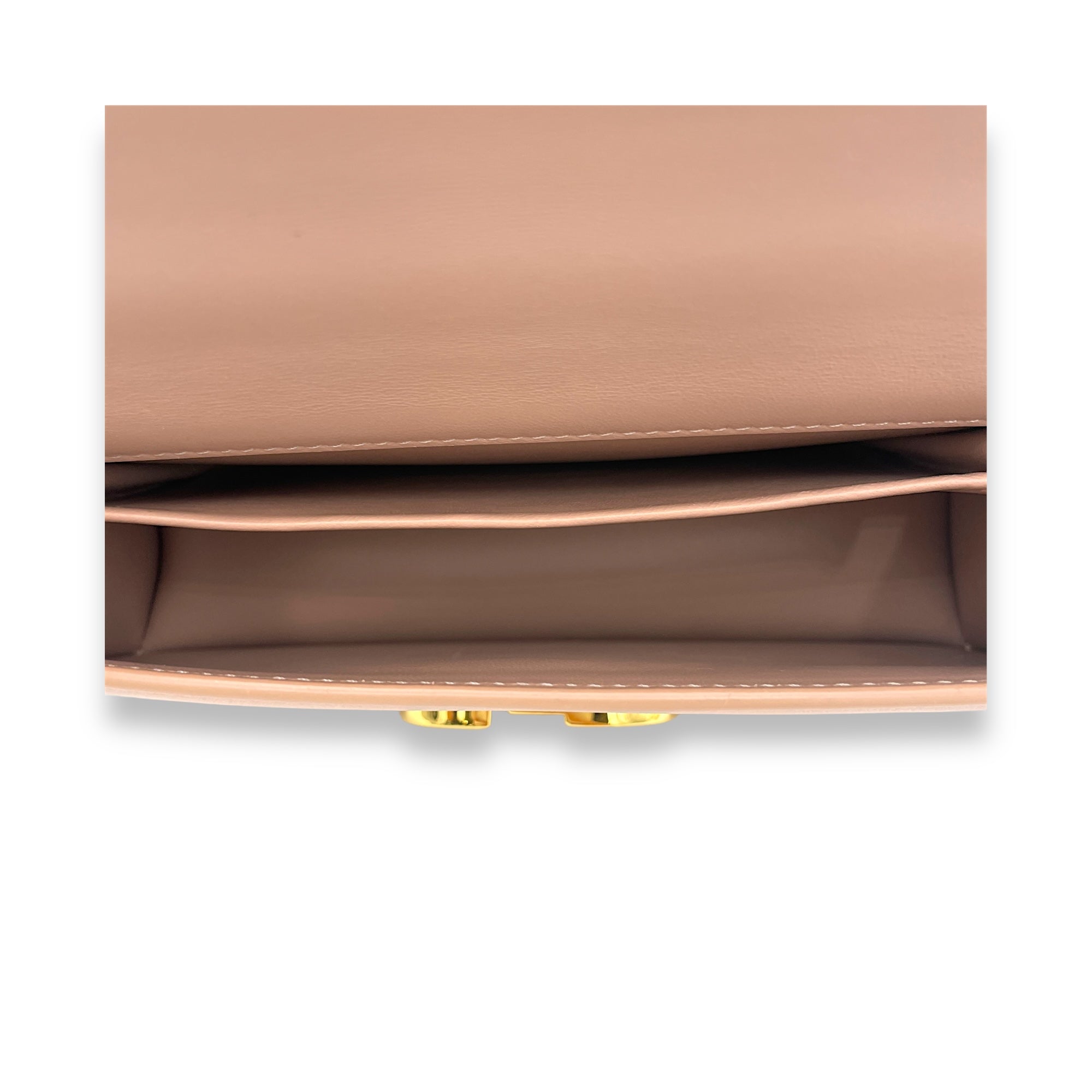 30 Montaigne East West Crossbody bag in Calfskin, Gold Hardware