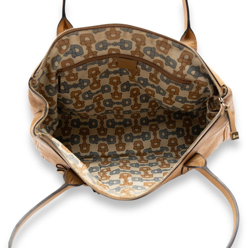 GG Princy Tote Medium Top handle bag in Guccissima leather, Gold Hardware