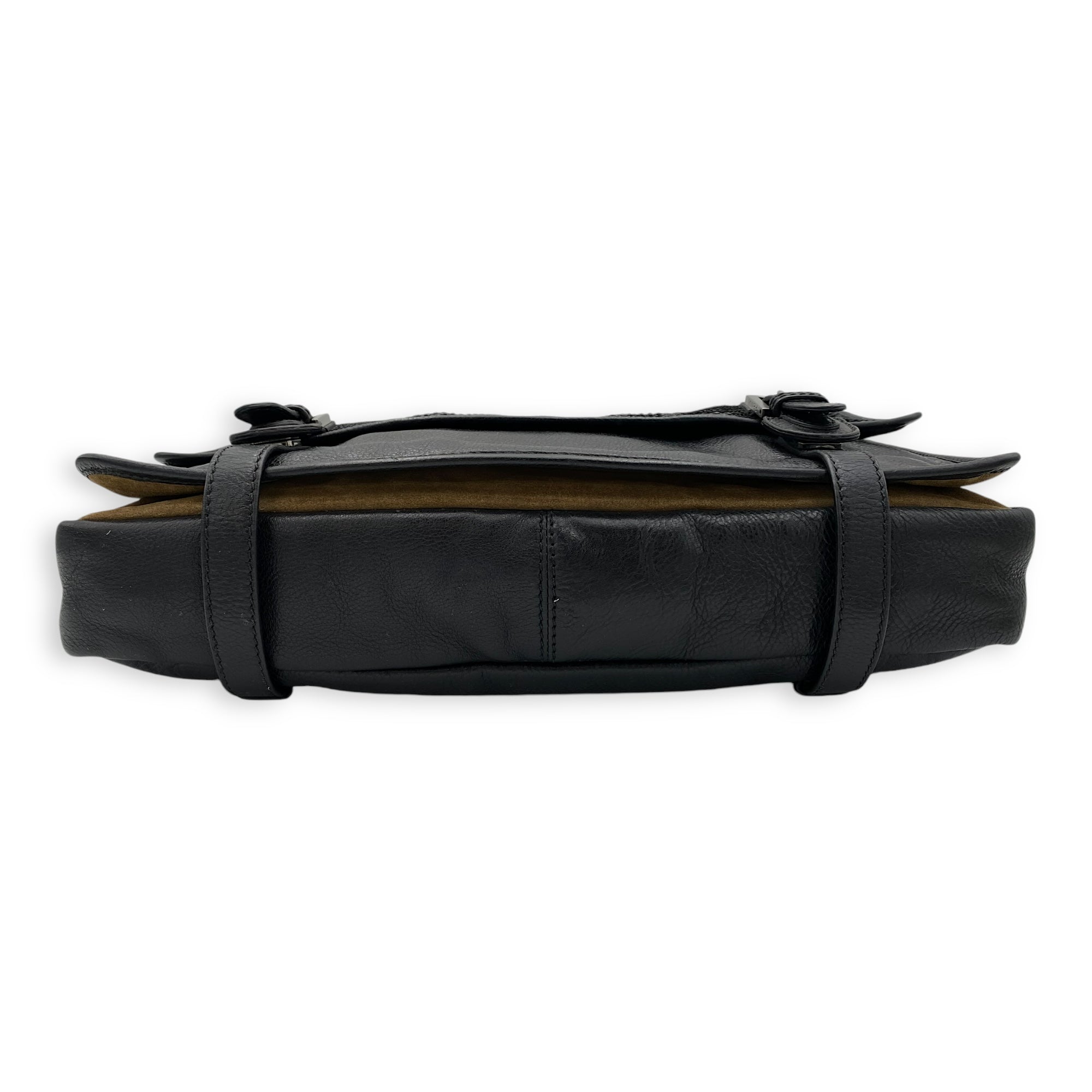 Others  Messenger Bag Black in Calfskin, Silver