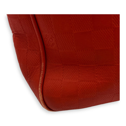 Tadao Top Handle Bag Red in Calfskin, Silver hardware