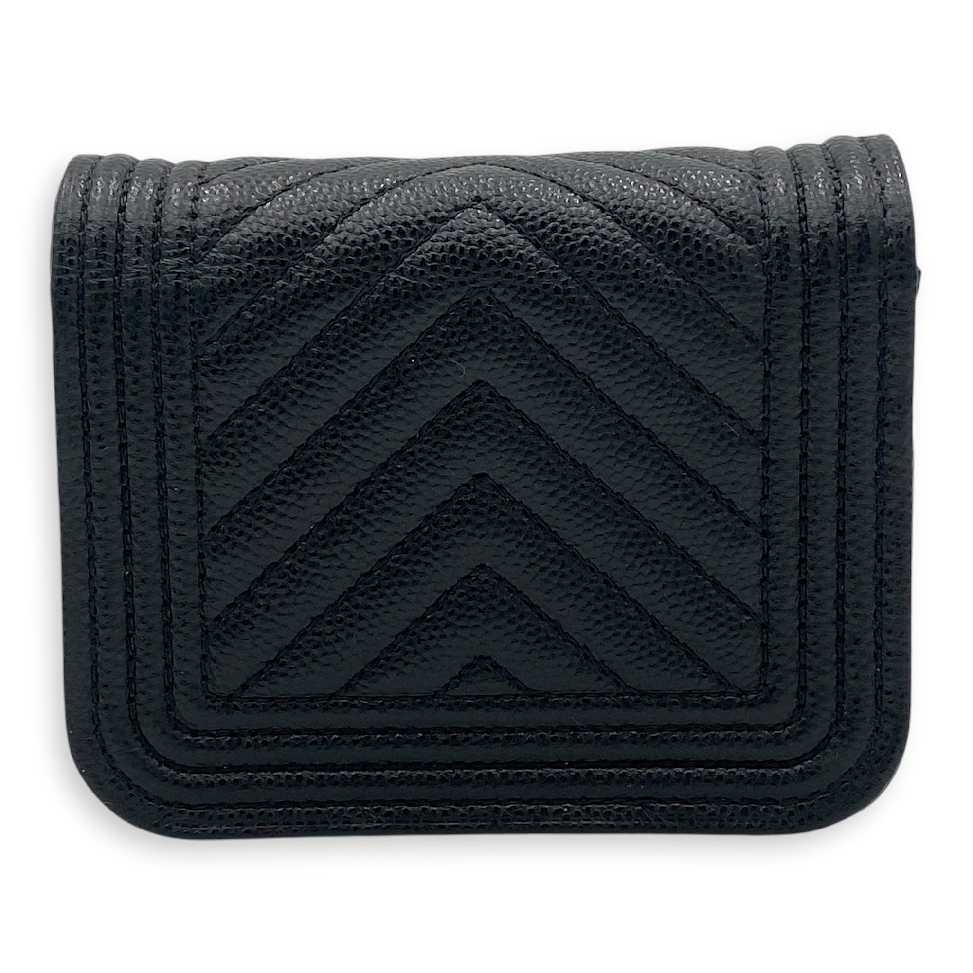 Chanel Boy Belt Bag Black in Caviar Leather, Gold hardware_2